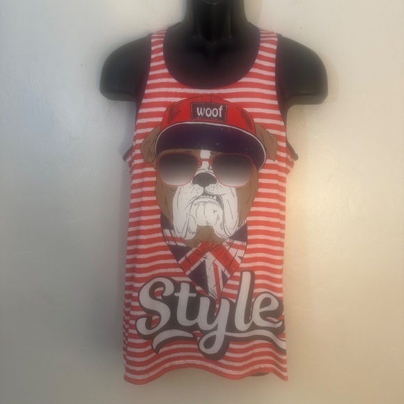 Jor Woof Style Tank Top Small Gently worn 96% polyester/4% elastane 19" armpits - Picture 2 of 4